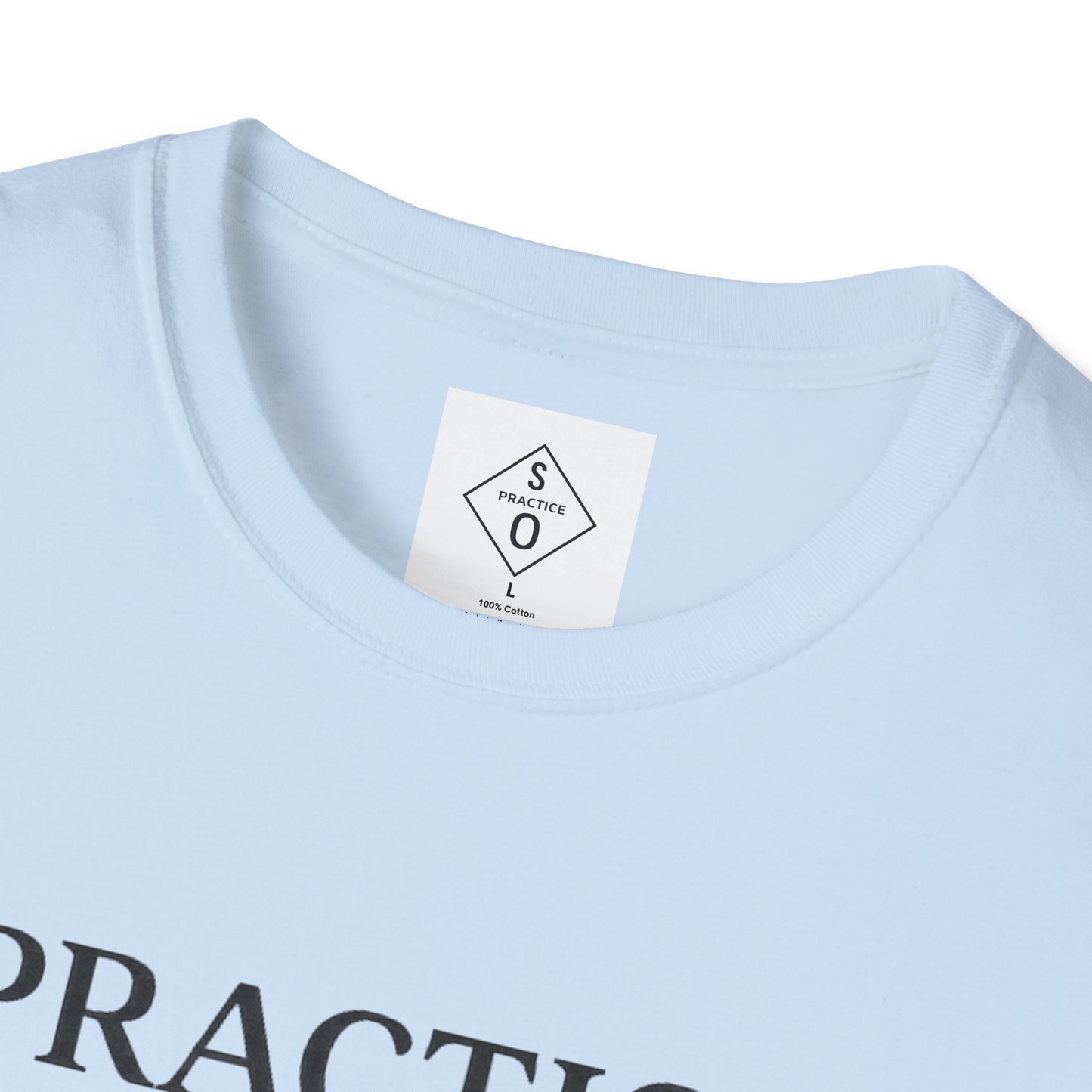 Practice Is Identity Stacked — Light Colors