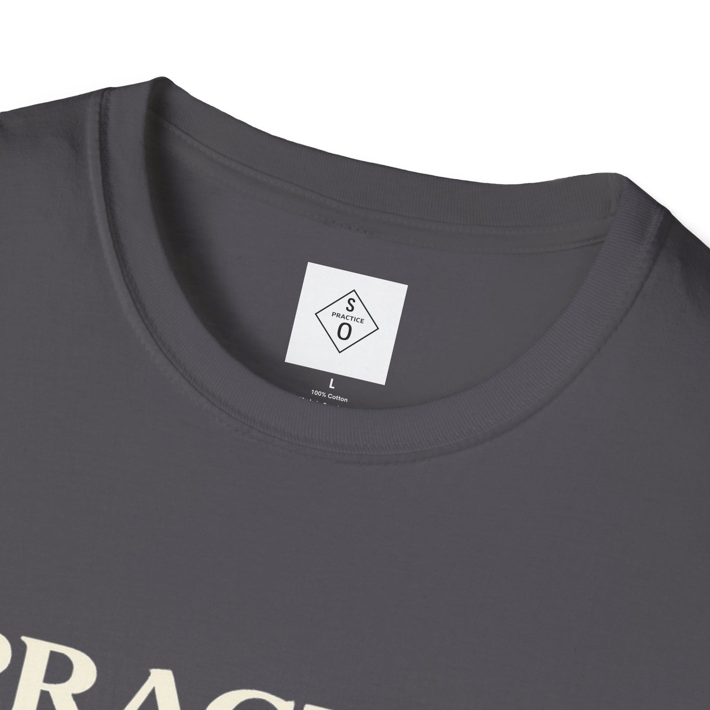 Practice Is Identity Stacked — Dark Colors