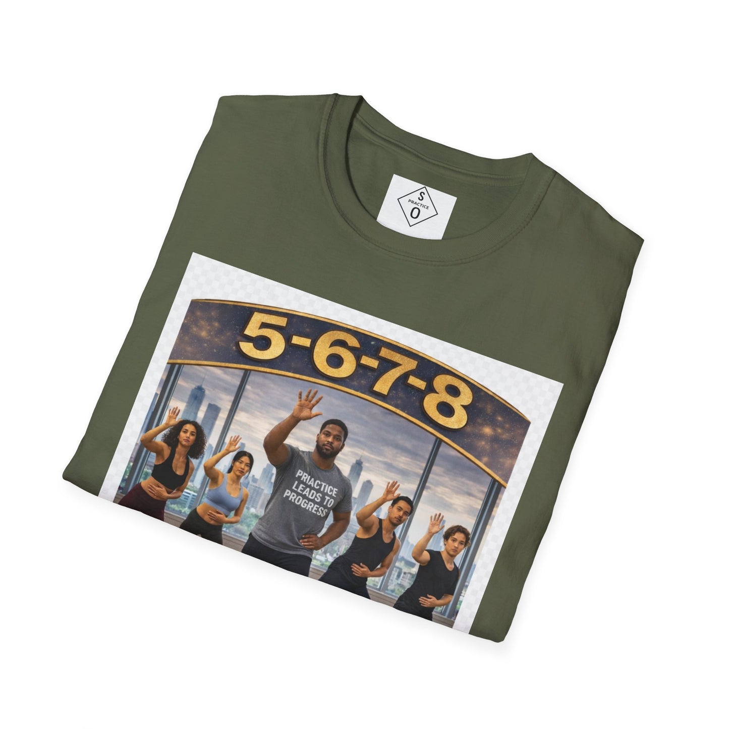 5-6-7-8 Dance Tee — Practice Leads to Progress | So Practice®
