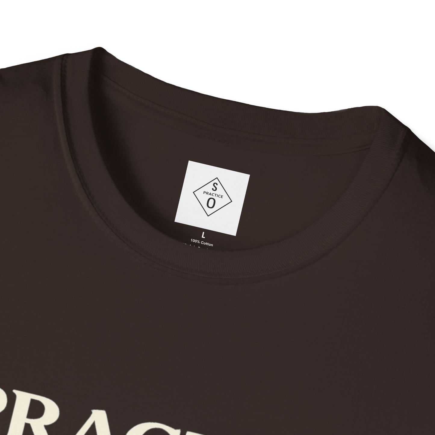 Practice Is Identity Stacked — Dark Colors