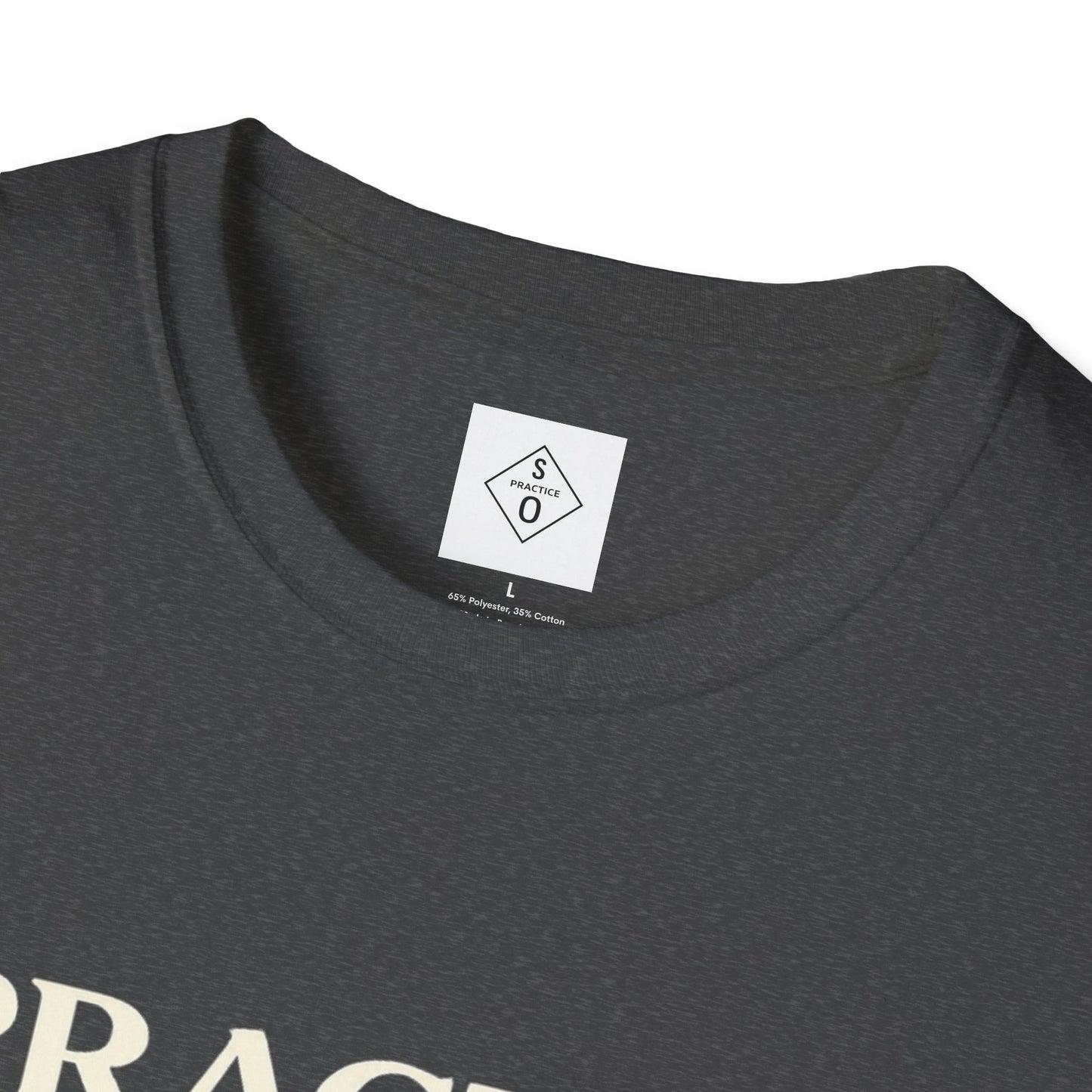 Practice Is Identity Stacked — Dark Colors