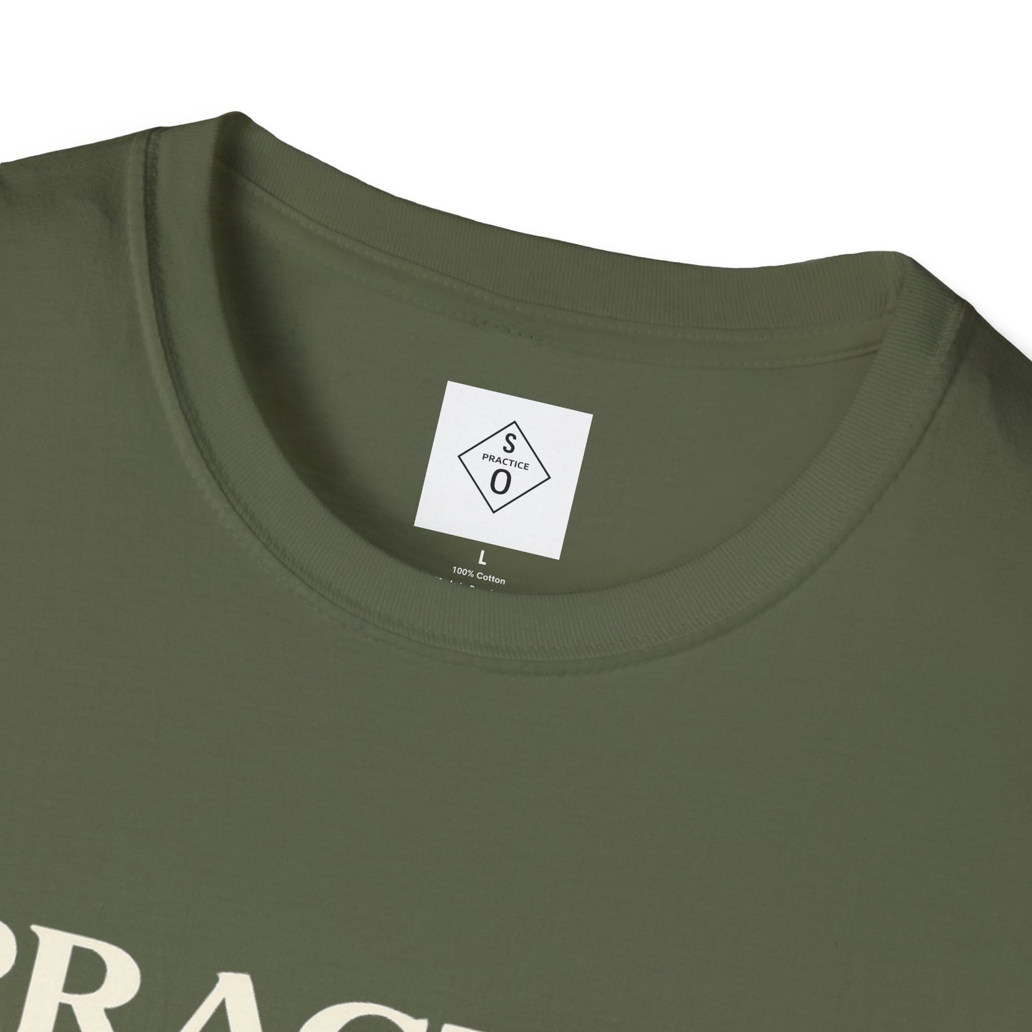 Practice Is Identity Stacked — Dark Colors