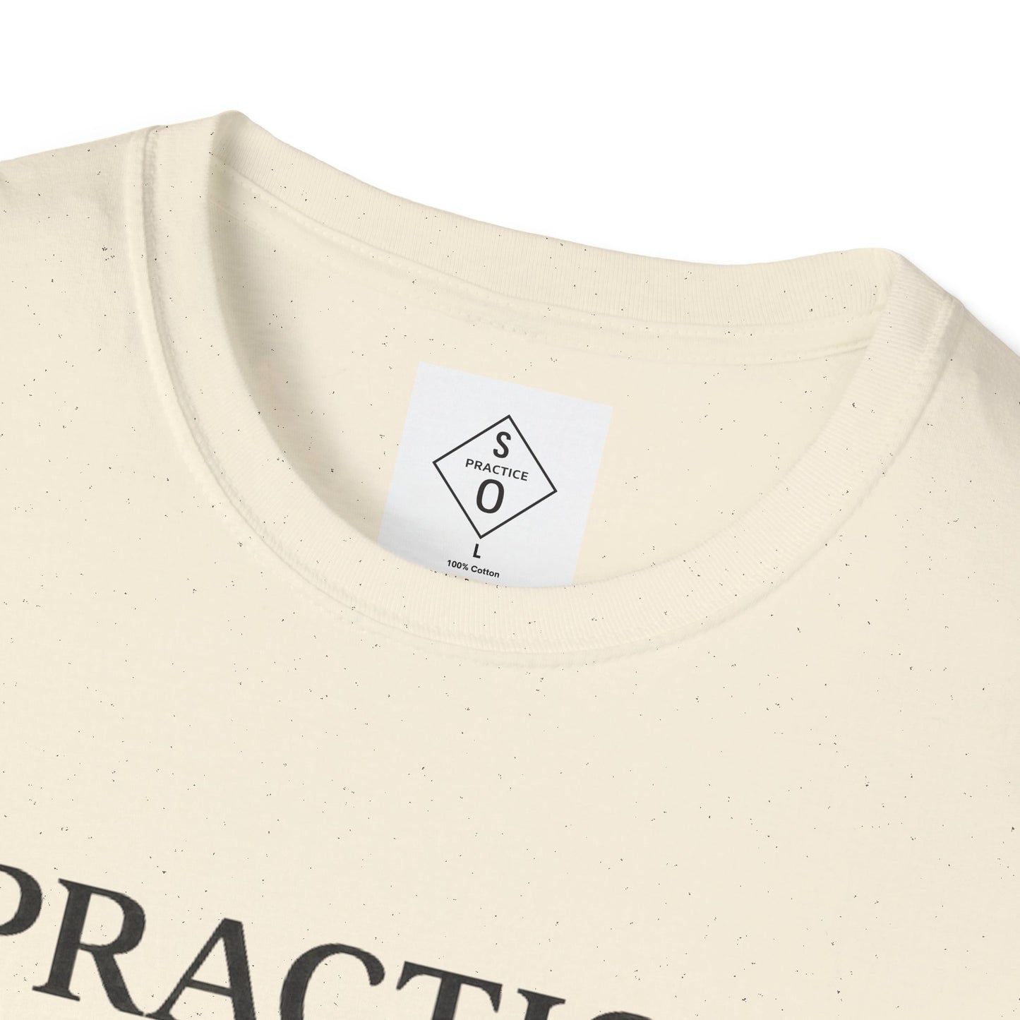 Practice Is Identity Stacked — Light Colors