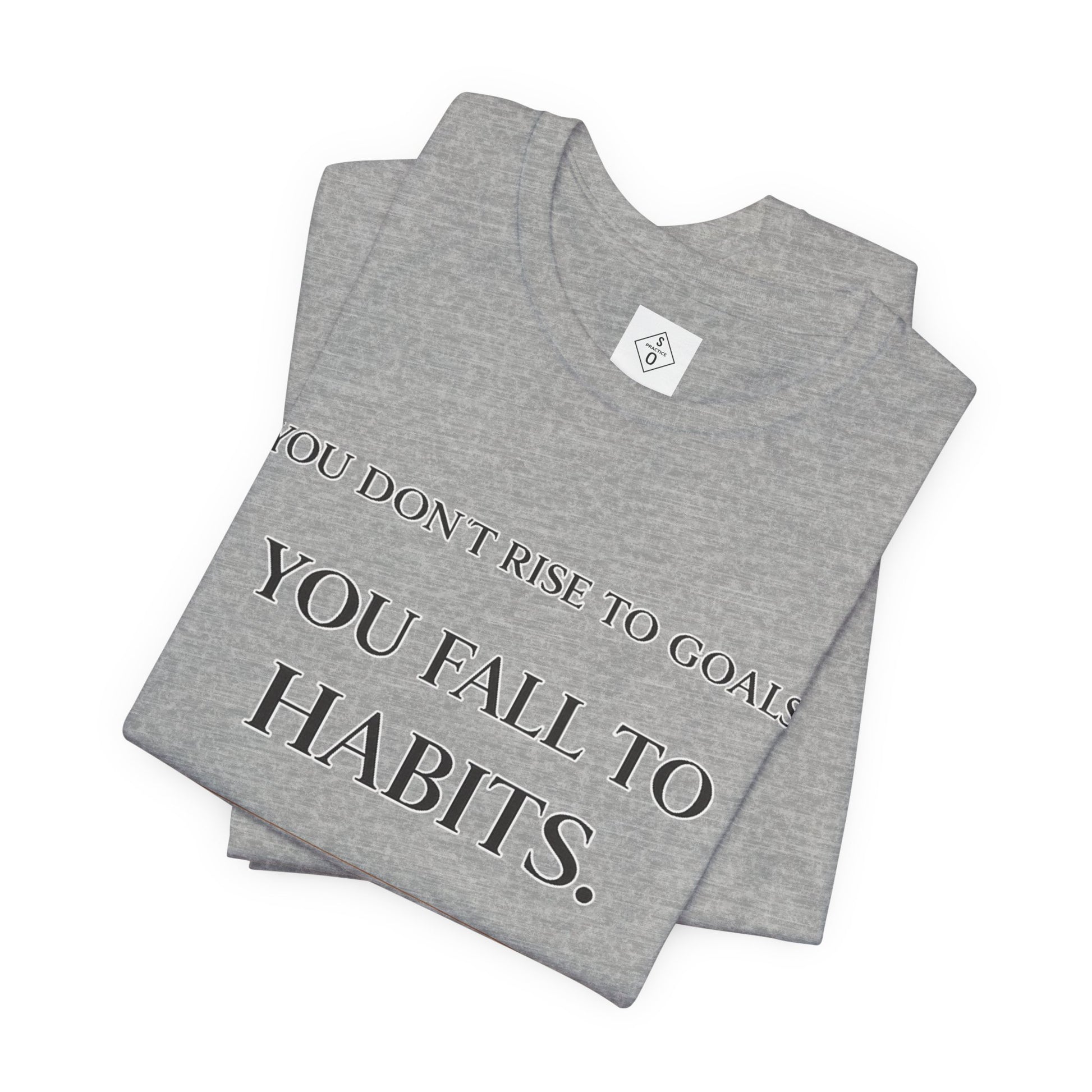 fall to habits folded heather grey