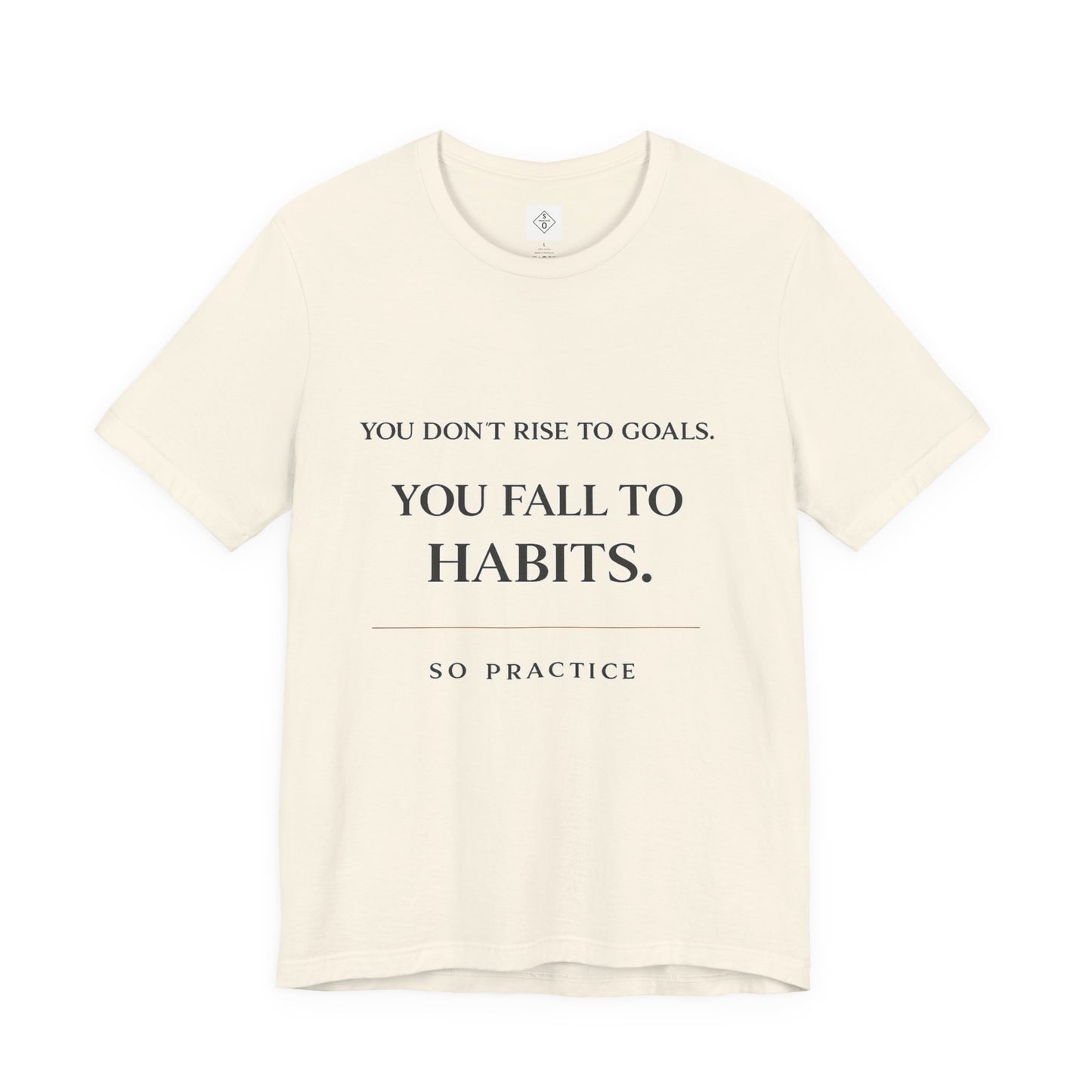 “You Don’t Rise to Goals. You Fall to Habits.”