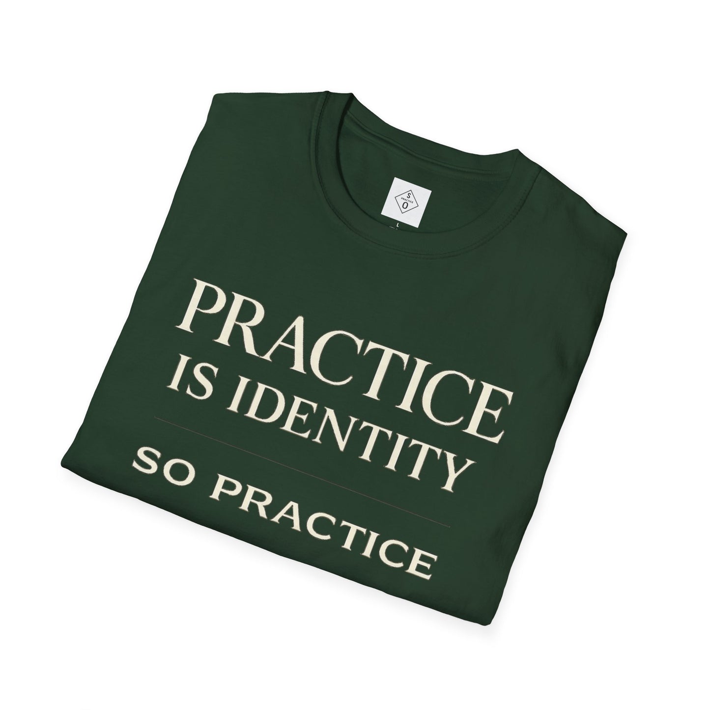 Practice Is Identity — Dark Colors