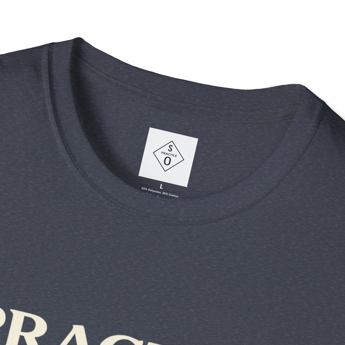 Practice Is Identity Stacked — Dark Colors