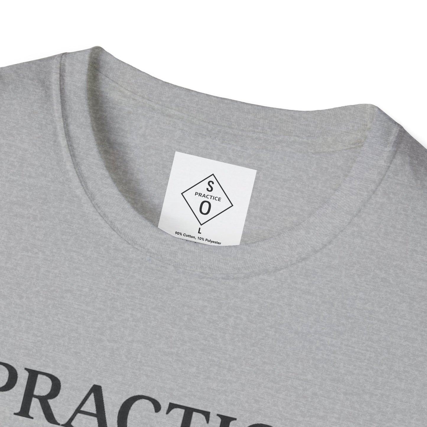 Practice Is Identity Stacked — Light Colors