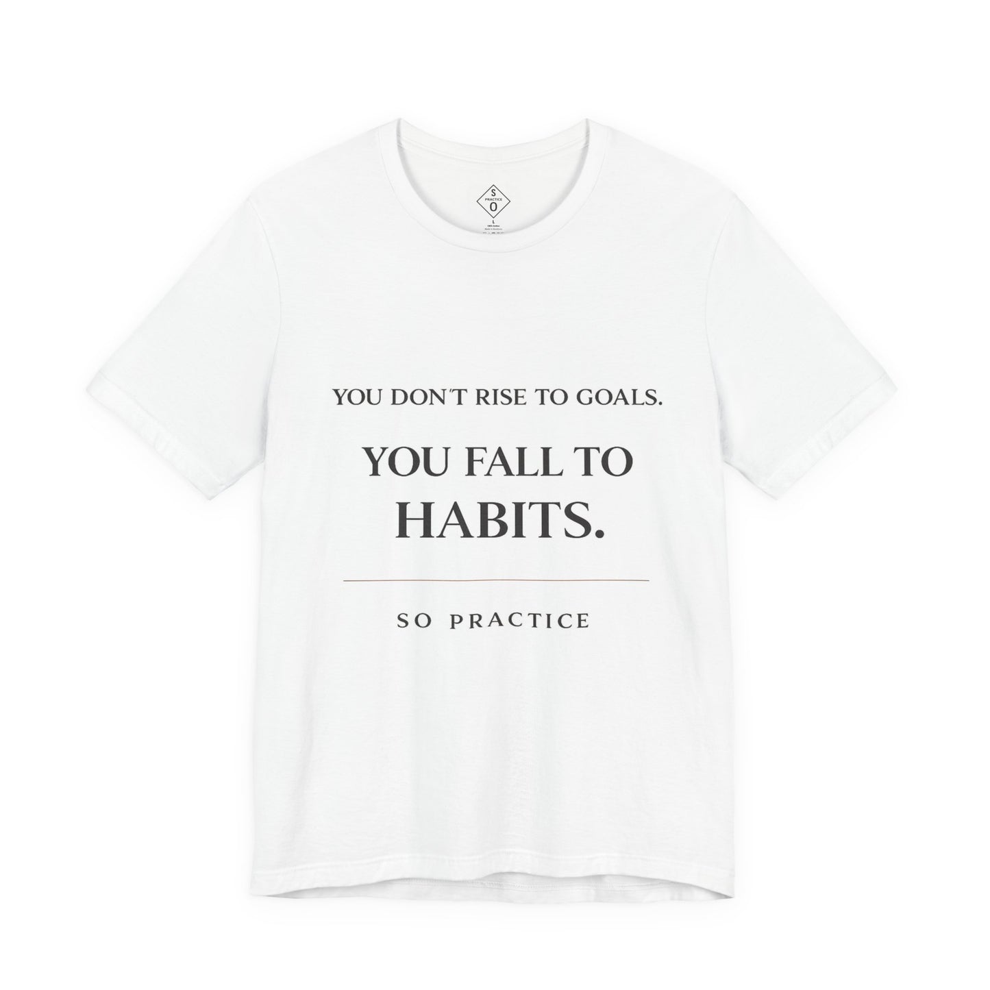 “You Don’t Rise to Goals. You Fall to Habits.”