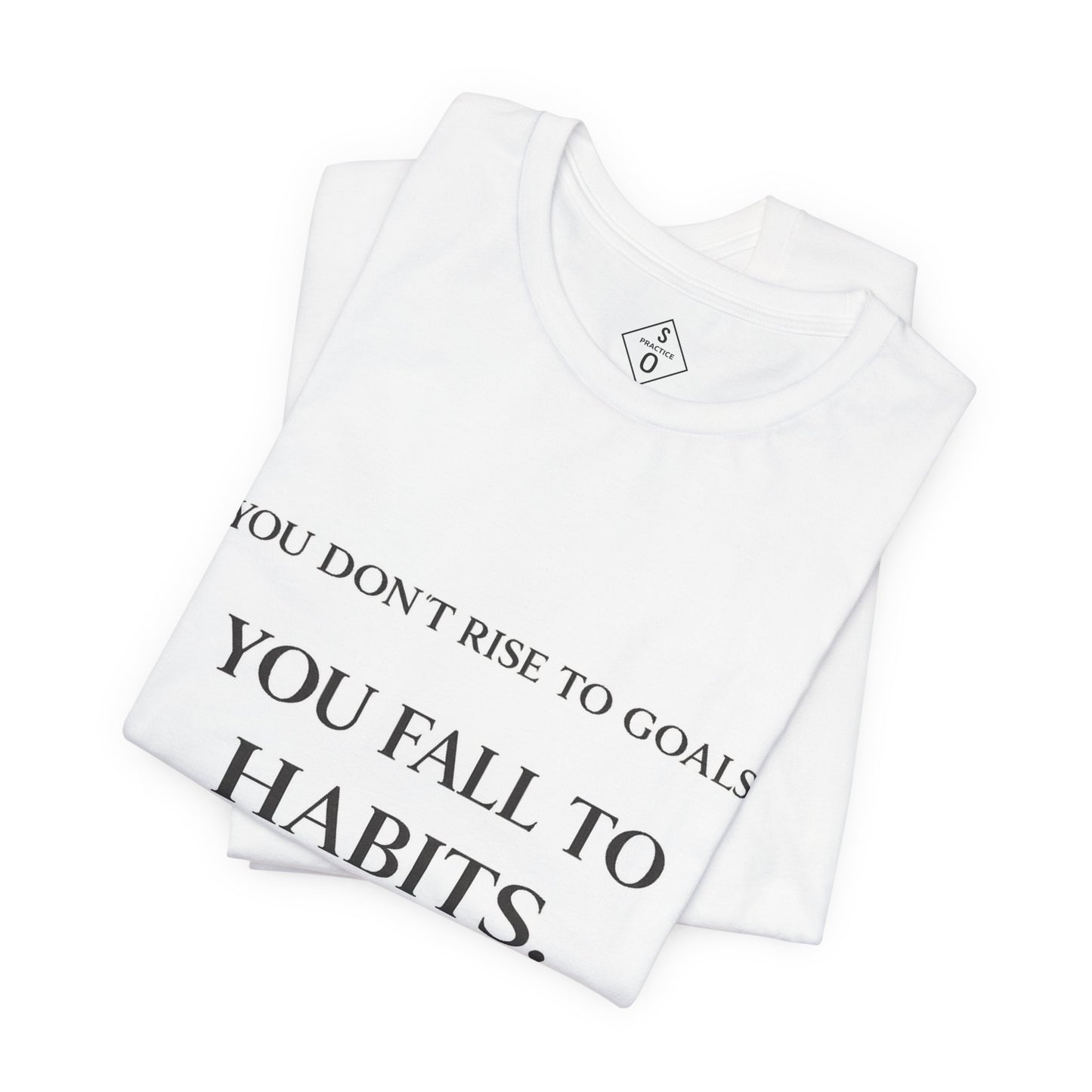 fall to habits folded white