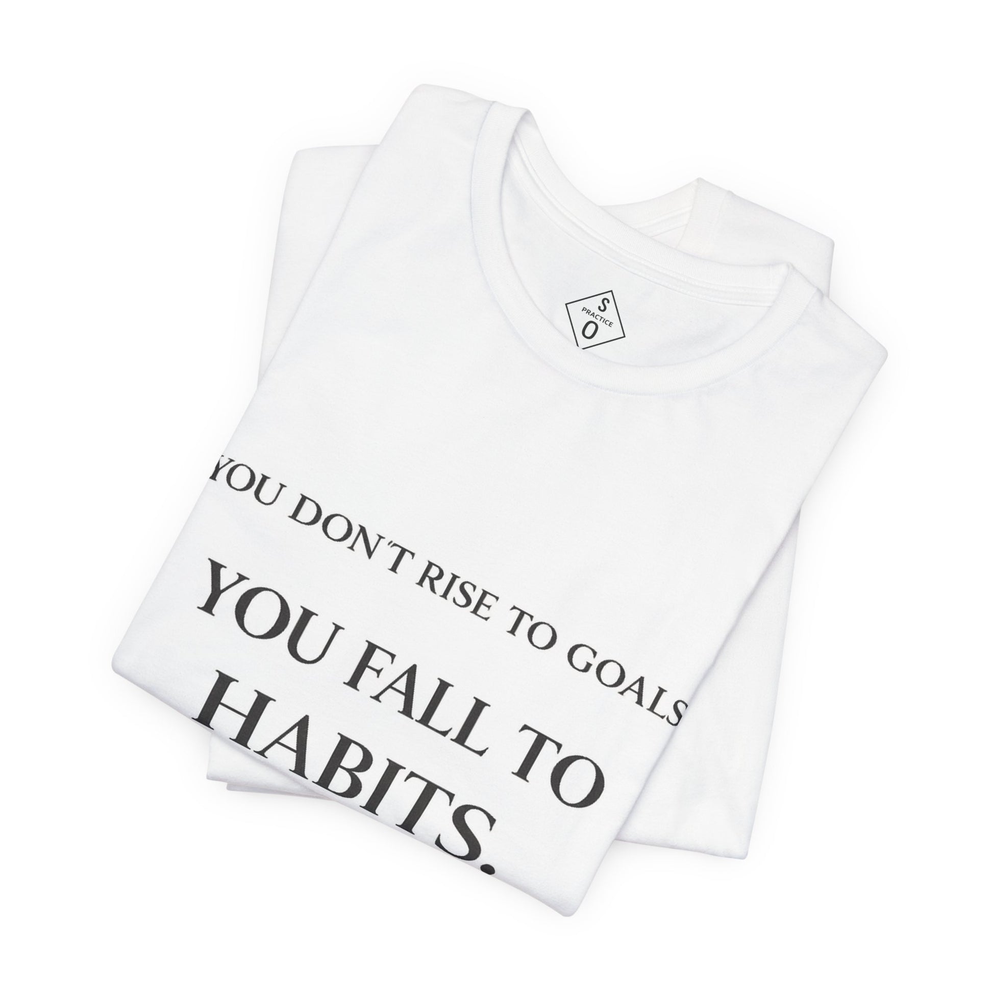 fall to habits folded white