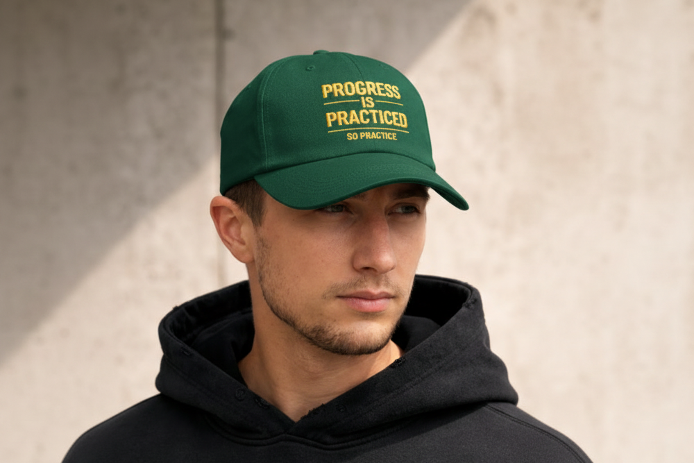 Progress Is Practiced™  Gold Edition Cap