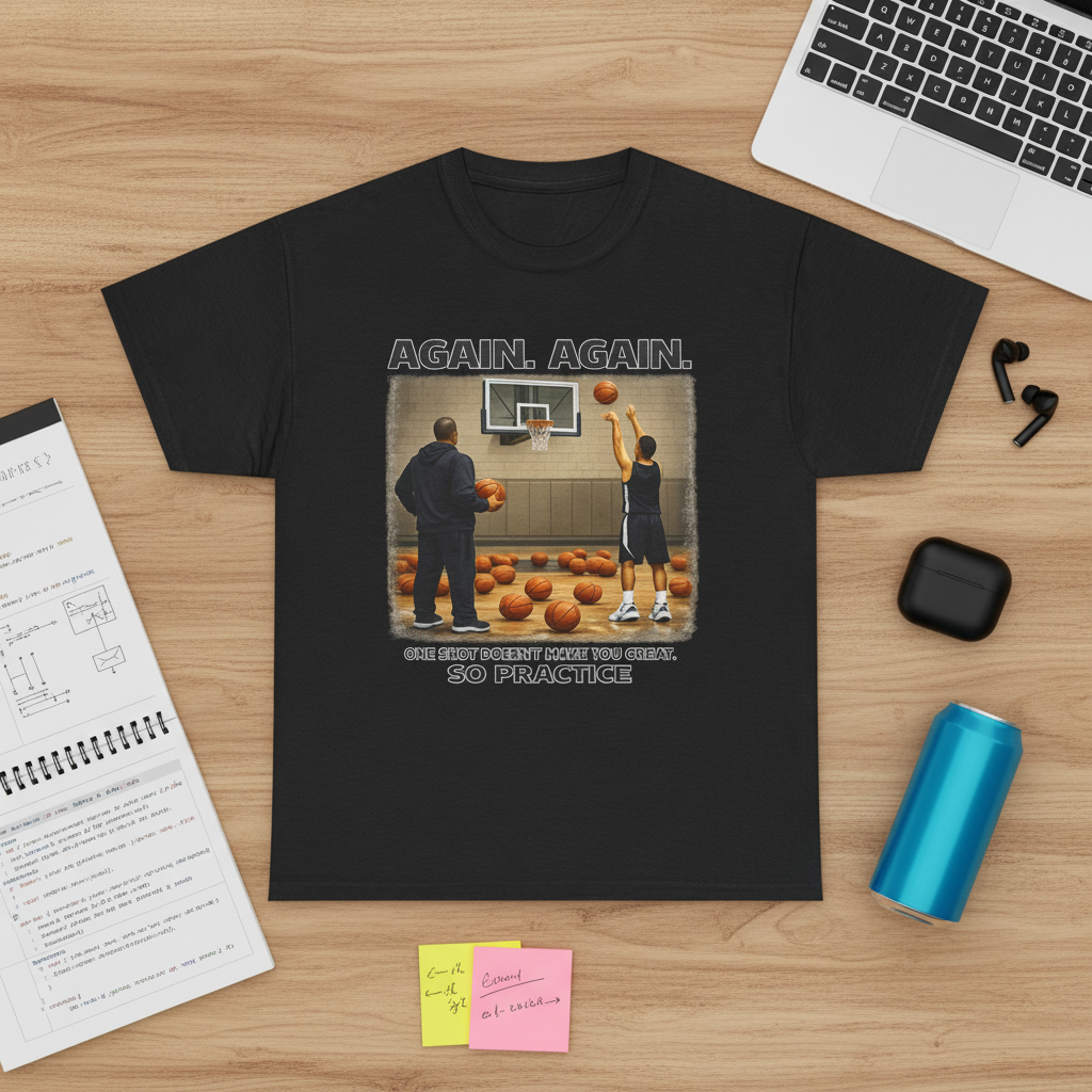 Black shirt with developer tools