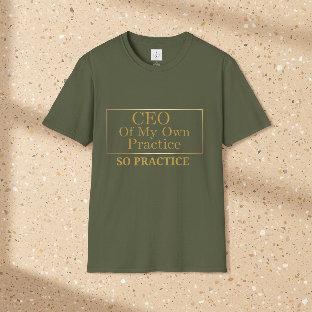 CEO of My Own Practice T-Shirt | SO PRACTICE Identity Shift Collection