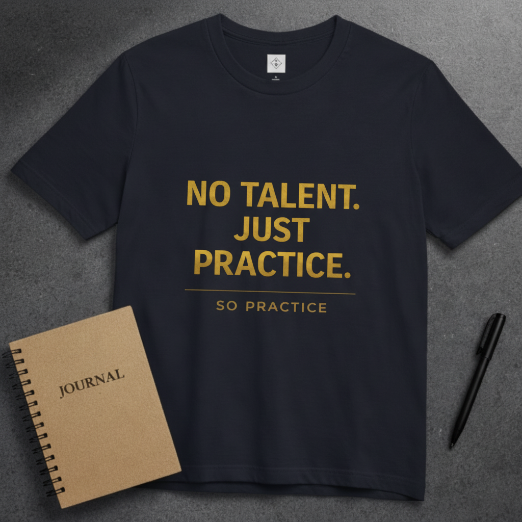Navy No Talent corrected flat lay
