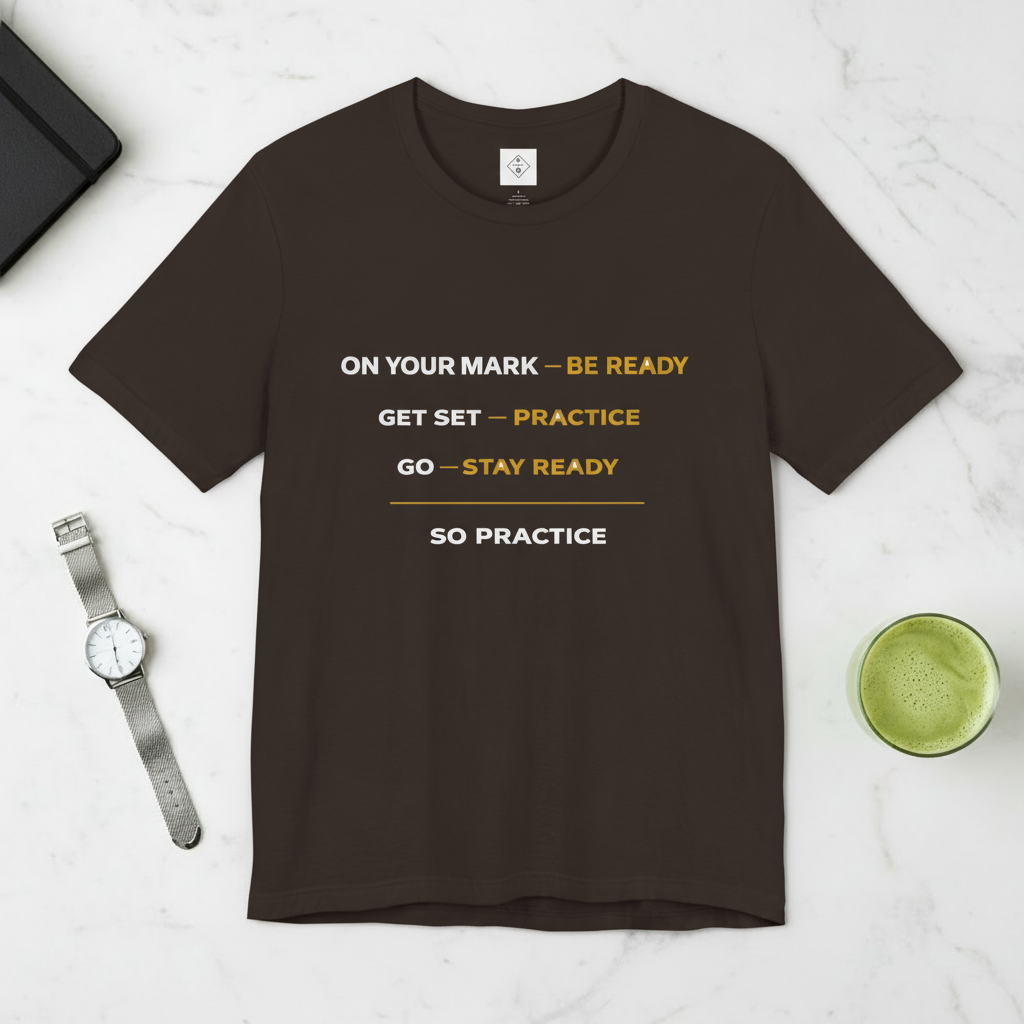 On Your Mark – Brown Mockup