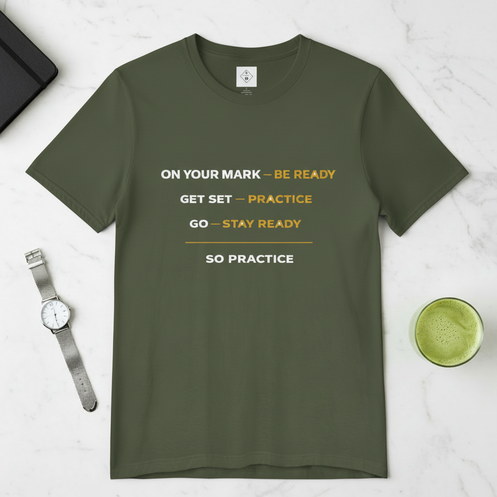 On Your Mark – Military Green Mockup