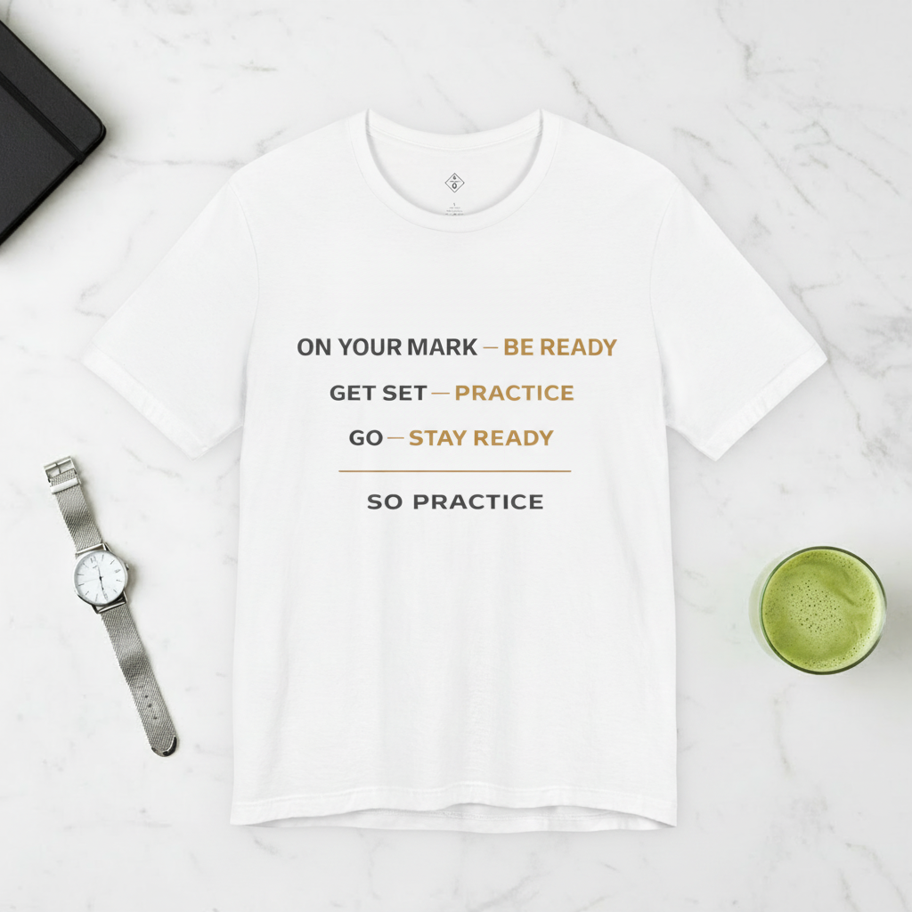 On Your Mark – White Mockup